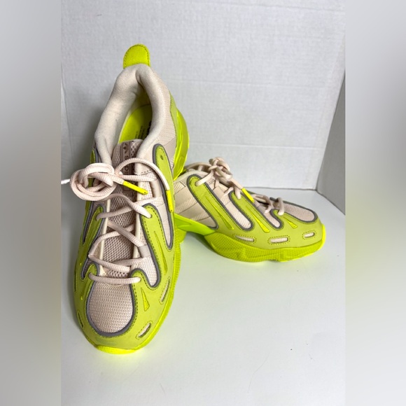 Adidas Gazelle Mens Neon Green/ Linen Sneaker  EE5031 - Picture 12 of 12